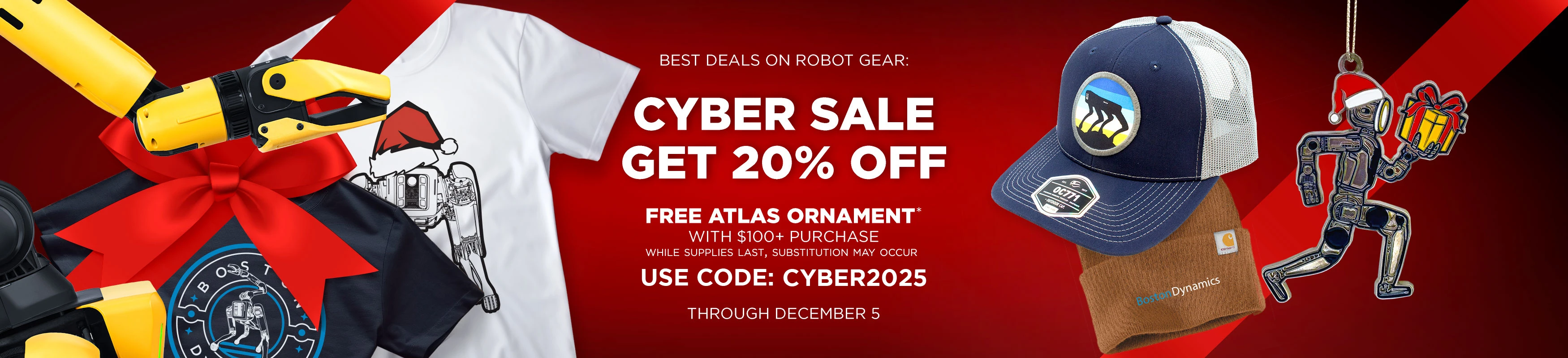 Cyber Sale Get 20% Off Free Atlas Ornament with $100+ Purchase Through December 5